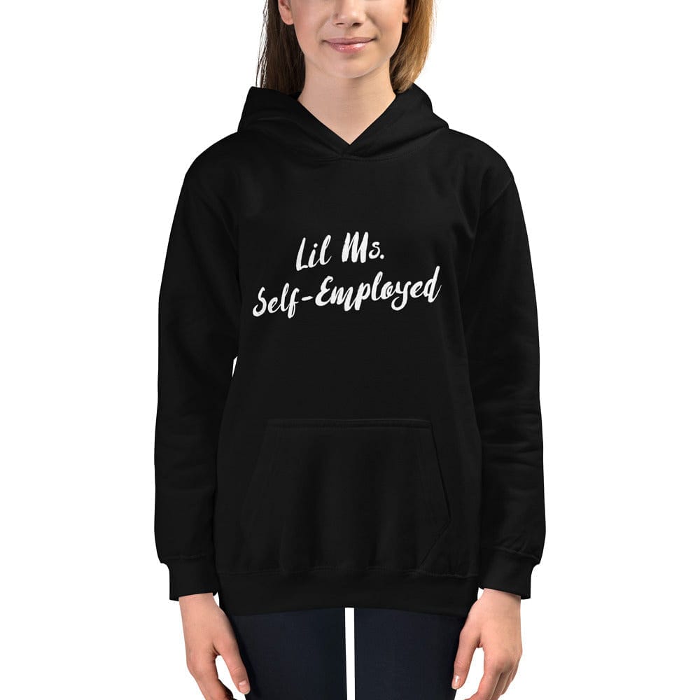Lil Ms. Self-Employed Girls Hoodie - Entrepreneur Life