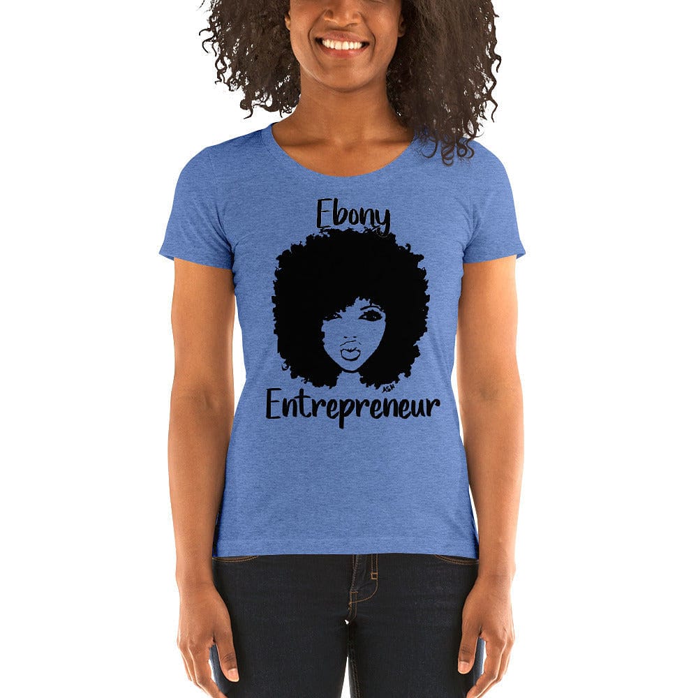 Ebony Entrepreneur Ladies Short Sleeve T-shirt - Entrepreneur Life