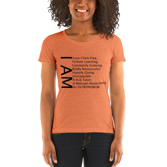 I AM Ladies' short sleeve t-shirt - Entrepreneur Life