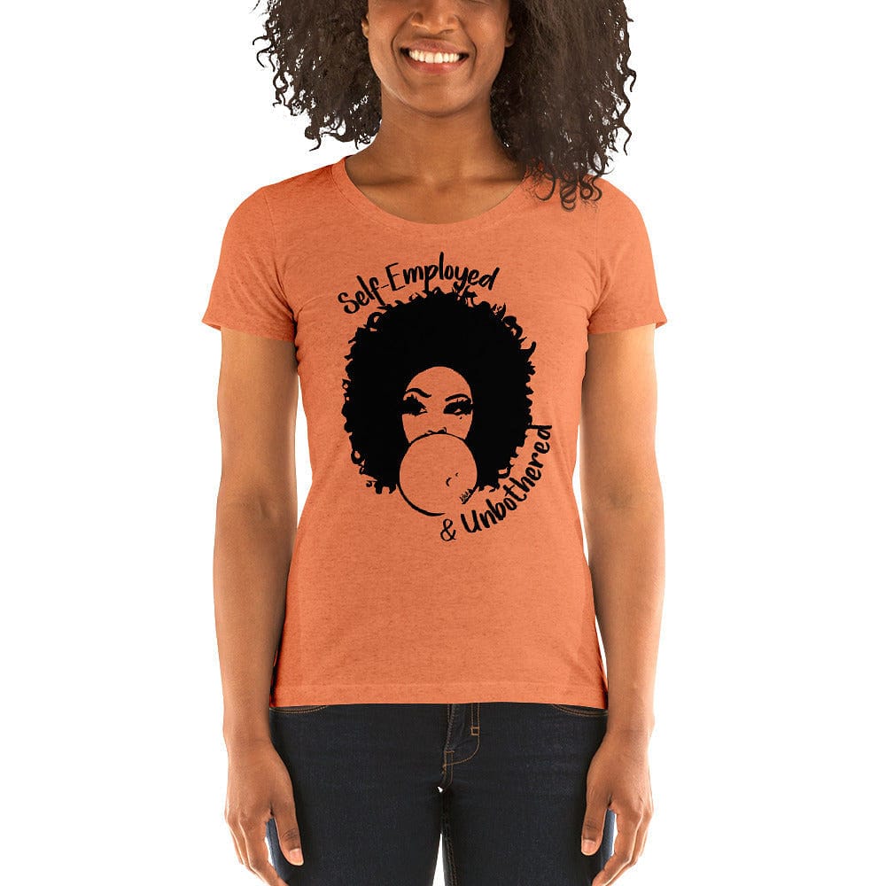 Self-Employed & Unbothered Ladies' Short Sleeve T-shirt - Entrepreneur Life