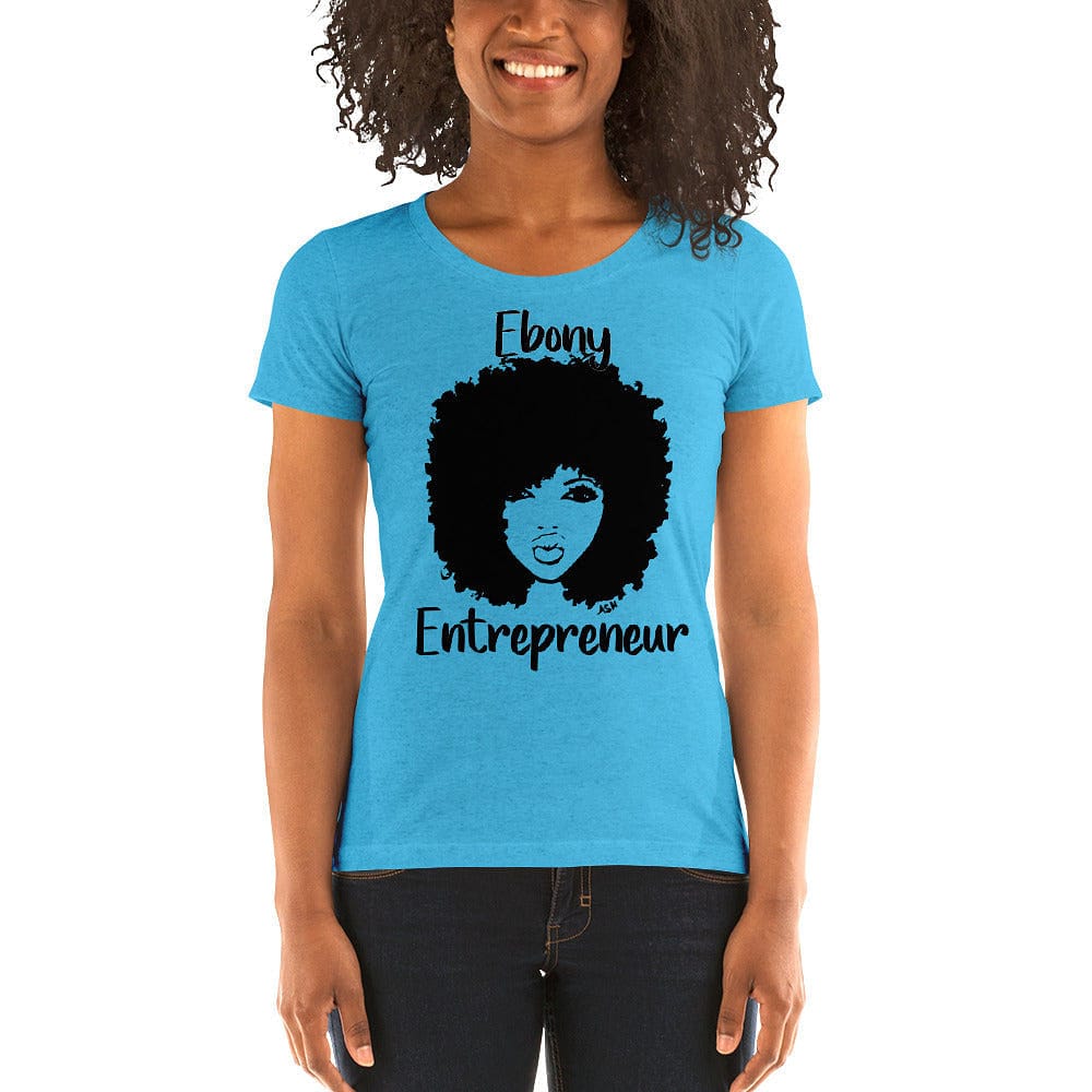 Ebony Entrepreneur Ladies Short Sleeve T-shirt - Entrepreneur Life