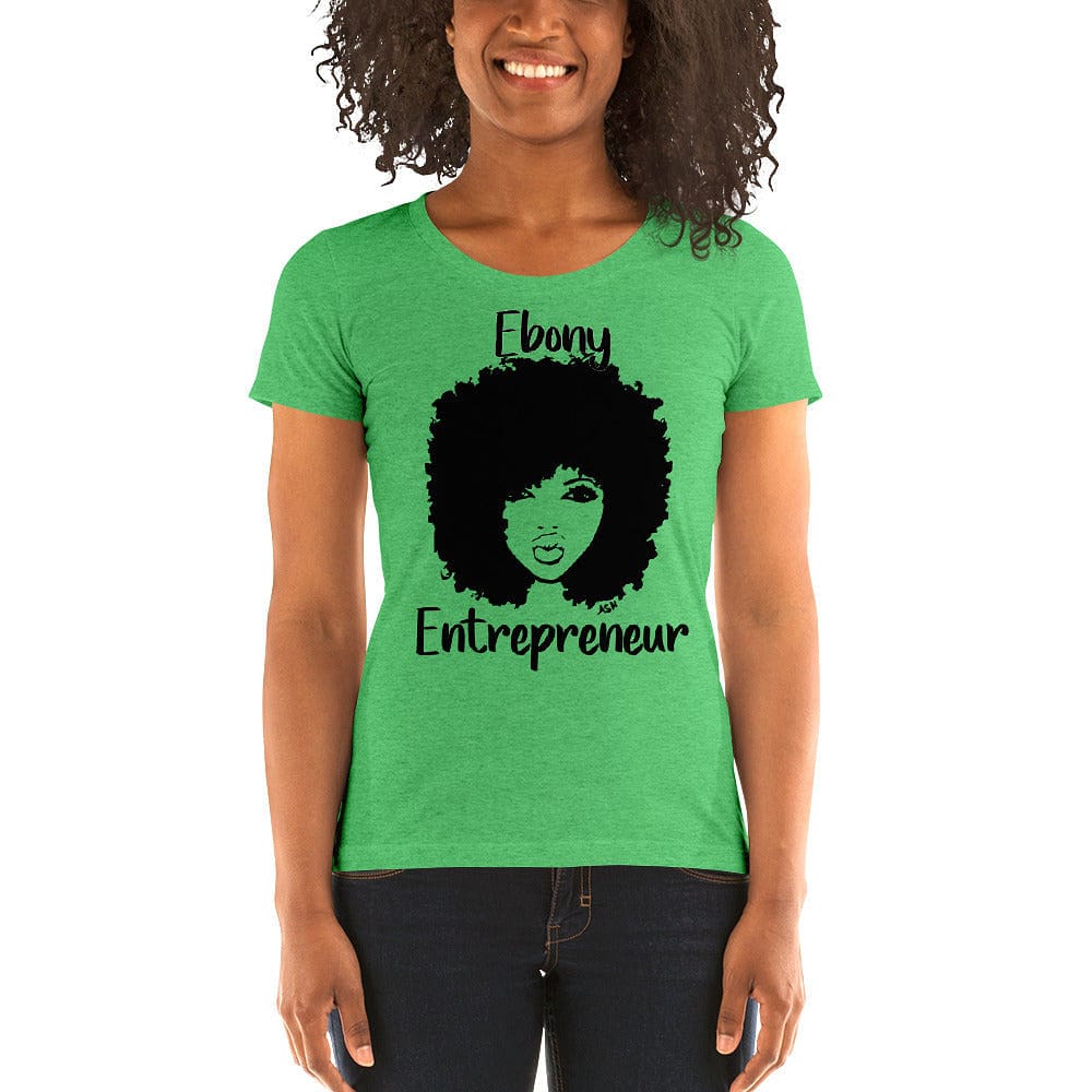 Ebony Entrepreneur Ladies Short Sleeve T-shirt - Entrepreneur Life