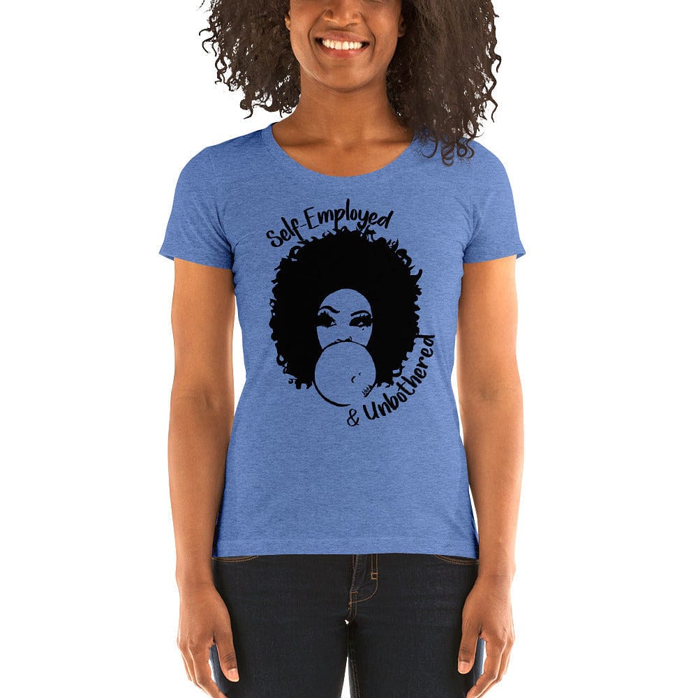 Self-Employed & Unbothered Ladies' Short Sleeve T-shirt - Entrepreneur Life