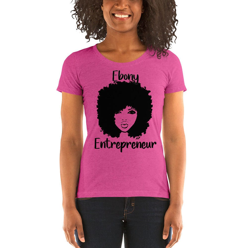 Ebony Entrepreneur Ladies Short Sleeve T-shirt - Entrepreneur Life