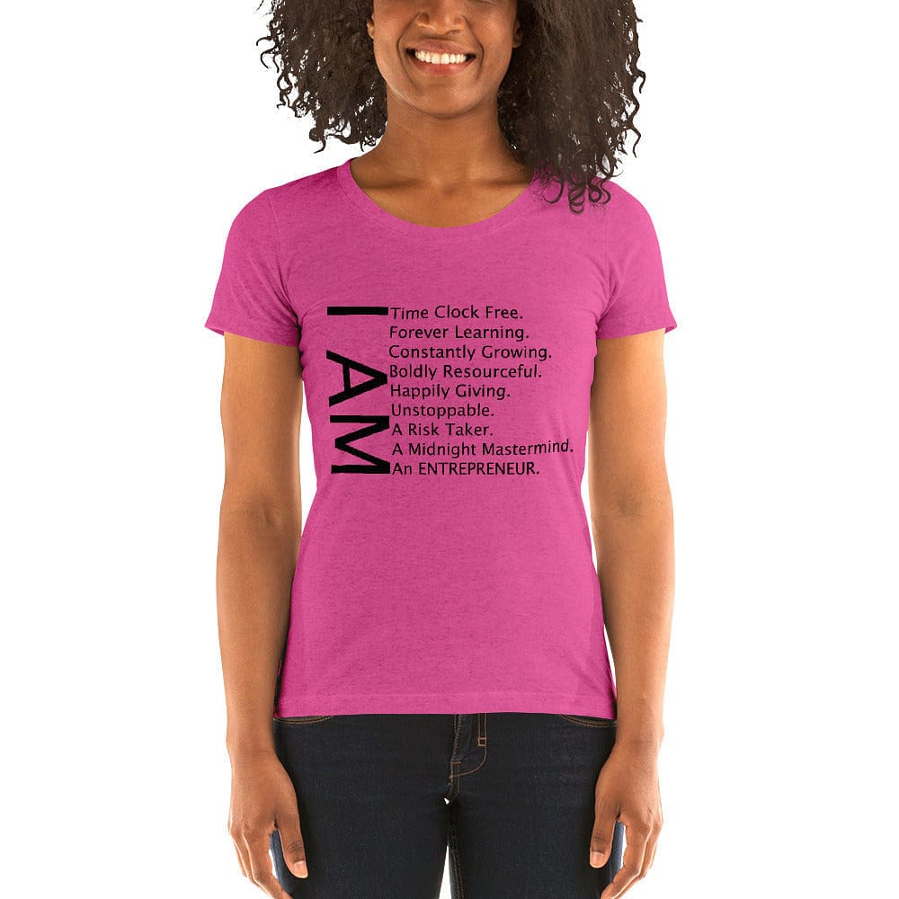 I AM Ladies' short sleeve t-shirt - Entrepreneur Life