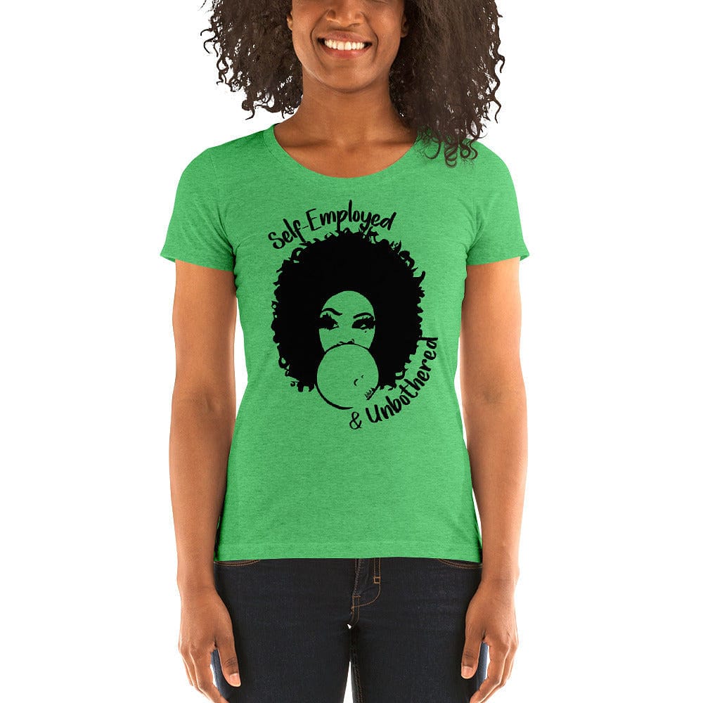 Self-Employed & Unbothered Ladies' Short Sleeve T-shirt - Entrepreneur Life