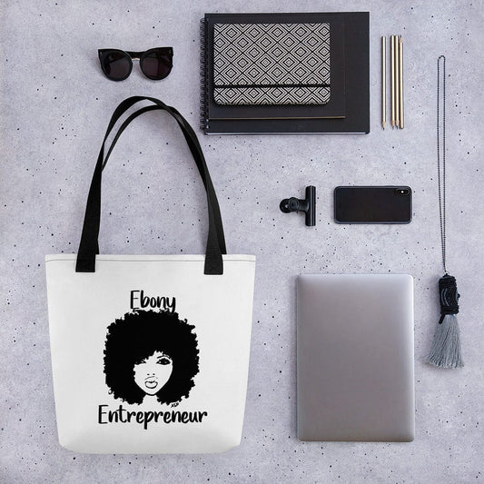 Ebony Entrepreneur Tote Bag - Entrepreneur Life