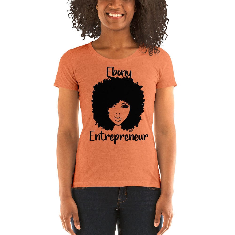 Ebony Entrepreneur Ladies Short Sleeve T-shirt - Entrepreneur Life