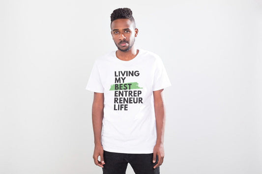 Living My Best Short-sleeve Unisex T-shirt - Entrepreneur Life