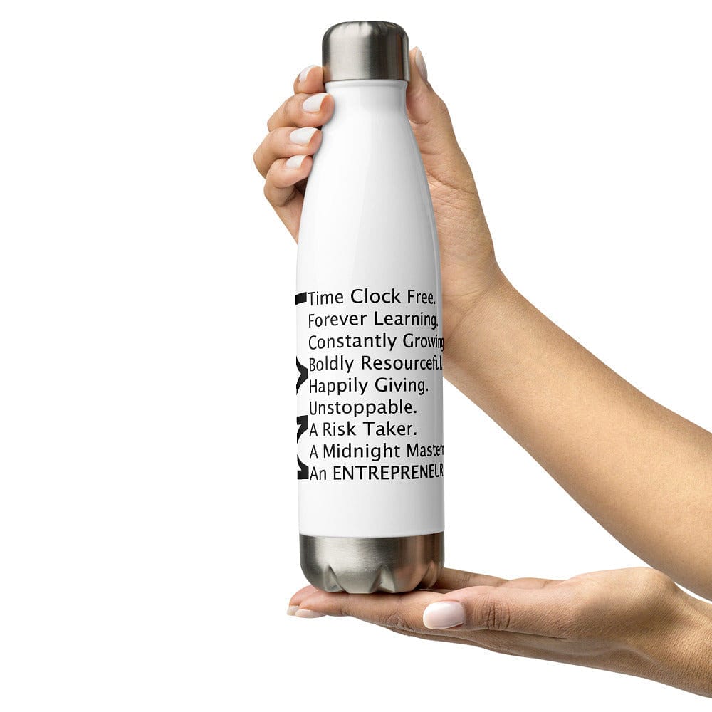 I Am Stainless Steel Water Bottle - Entrepreneur Life