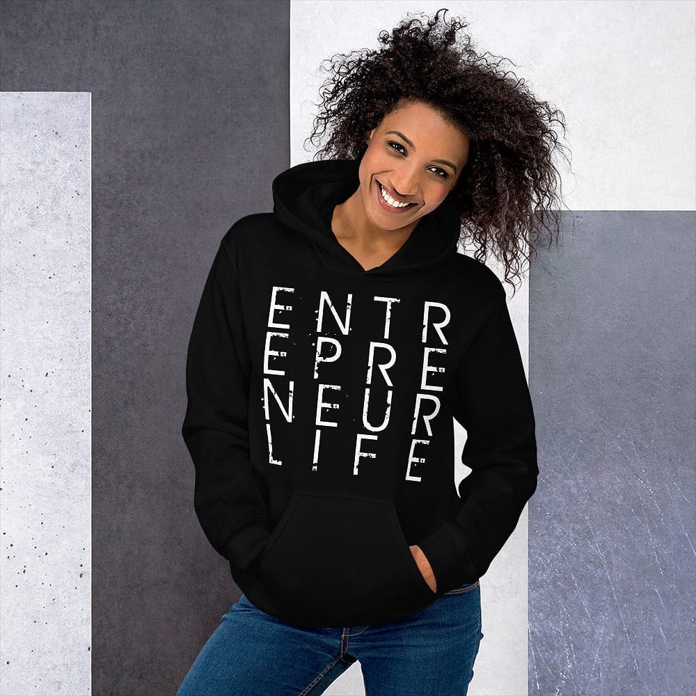 Entrepreneur Life Logo Ladies Hoodie - Entrepreneur Life