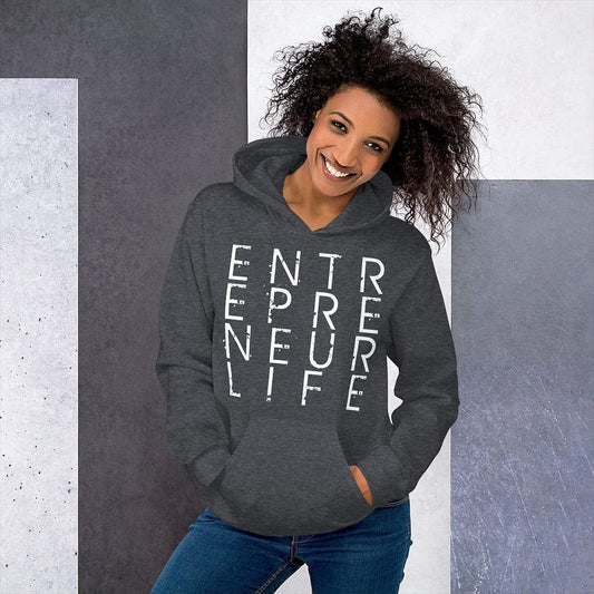 Entrepreneur Life Logo Ladies Hoodie - Entrepreneur Life