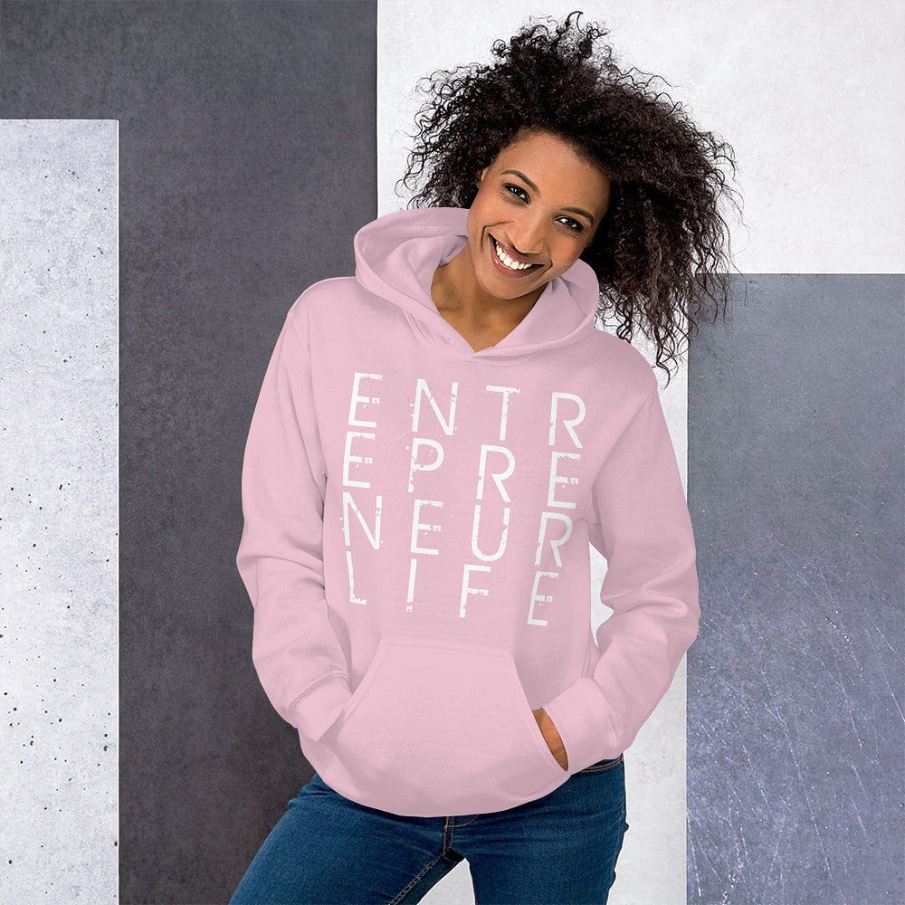 Entrepreneur Life Logo Ladies Hoodie - Entrepreneur Life