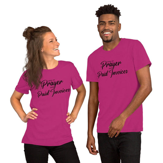 Living on Prayer Short-Sleeve Unisex T-Shirt - Entrepreneur Life
