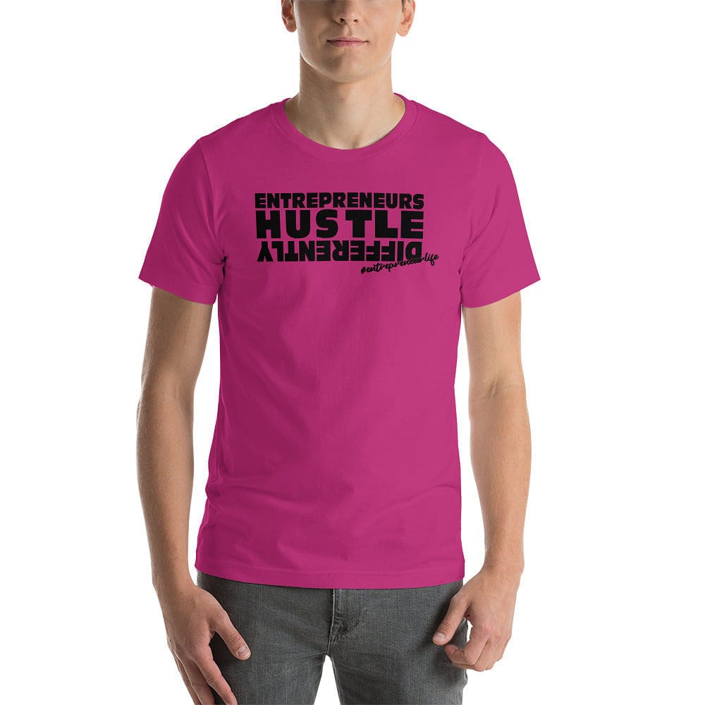 Hustle Short-Sleeve Unisex T-Shirt - Entrepreneur Life