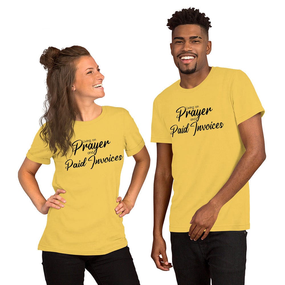 Living on Prayer Short-Sleeve Unisex T-Shirt - Entrepreneur Life