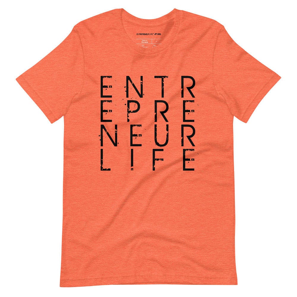 Entrepreneur Life Logo Short-sleeve Unisex T-shirt - Black Print - Entrepreneur Life