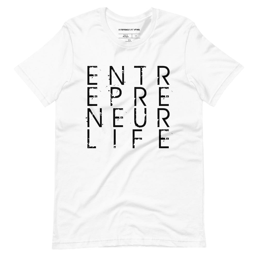 Entrepreneur Life Logo Short-sleeve Unisex T-shirt - Black Print - Entrepreneur Life