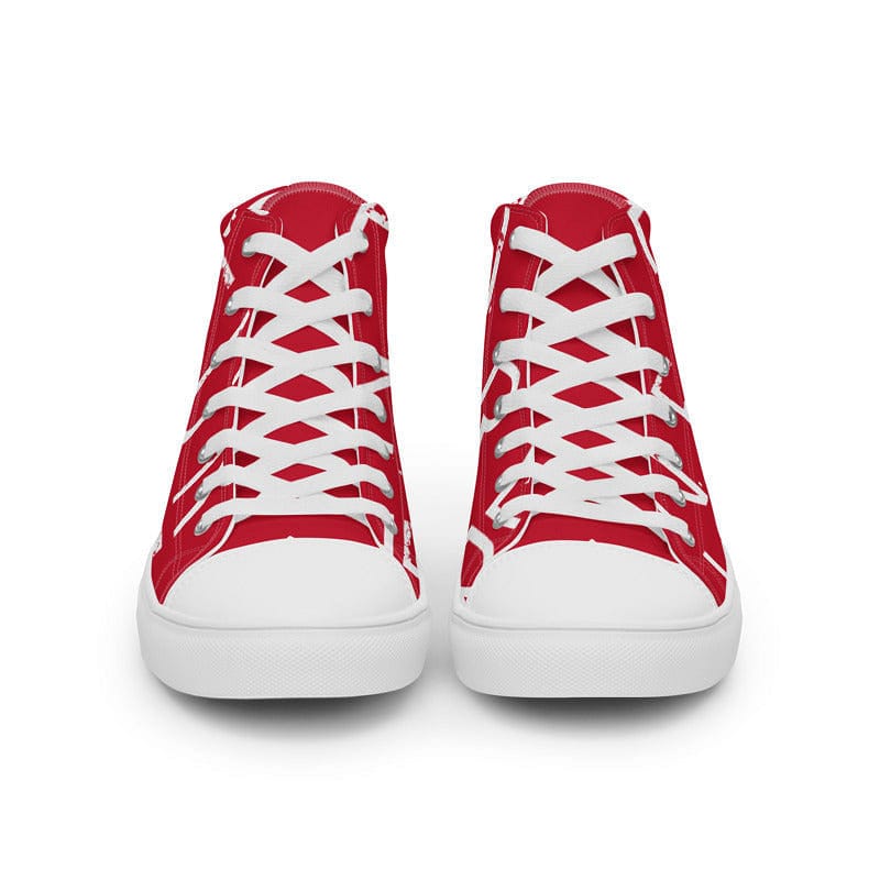Entrepreneur Life red canvas shoes front