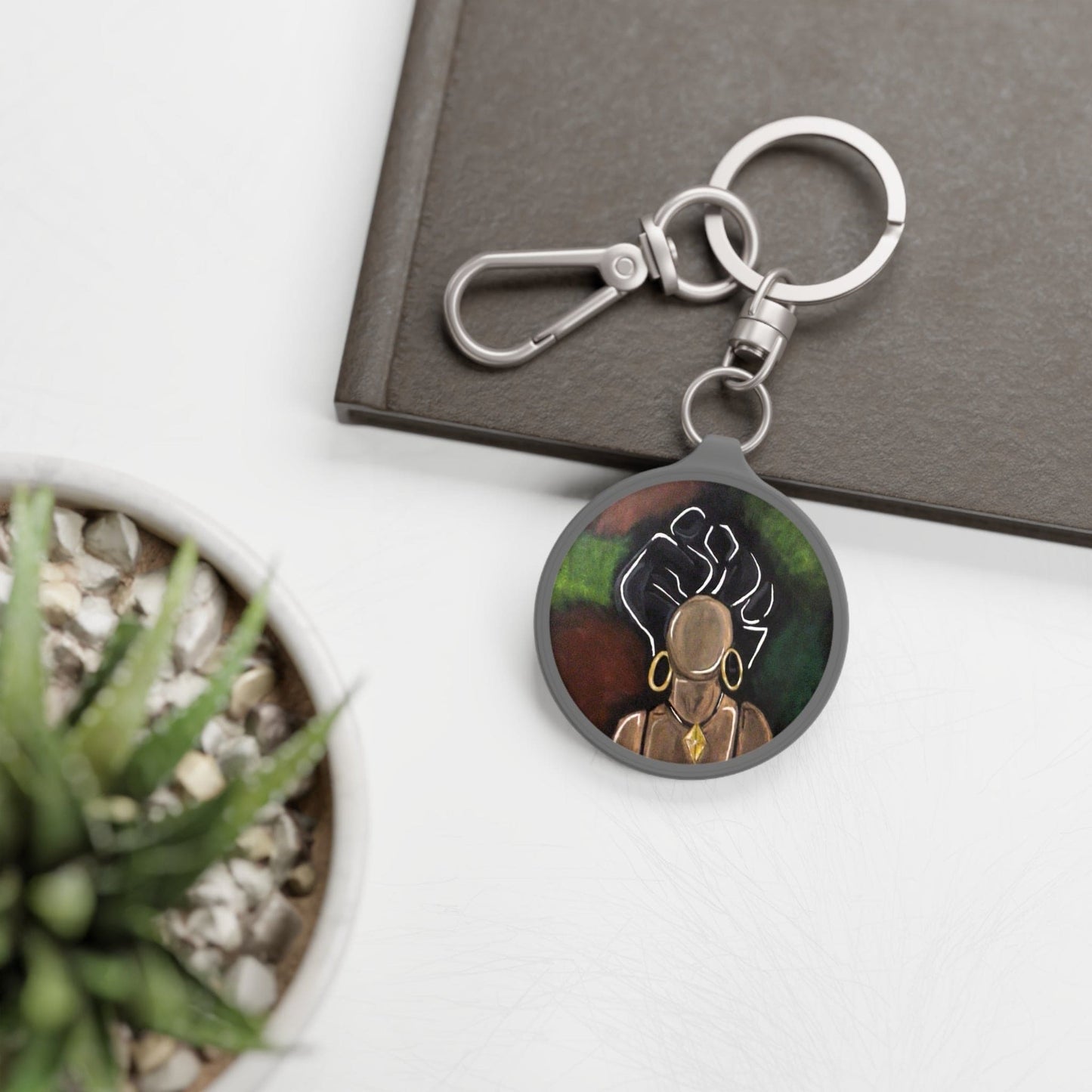 Empowering Keyring Tag, Inspirational Keychain Gift, Personalized Key Holder, Affirmation Key Ring, Unique Accessory for Her, [...]