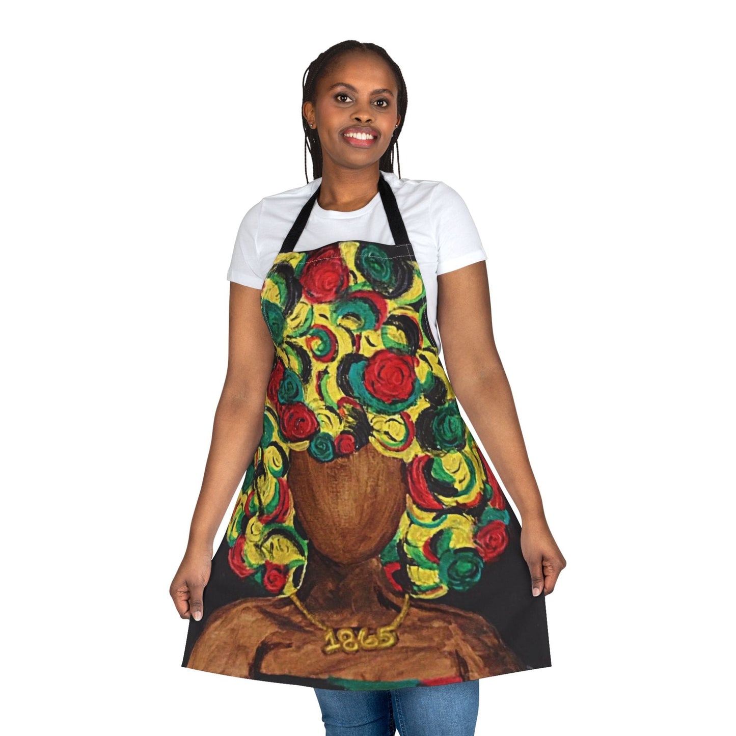 Colorful Artistic Apron for Chefs, Gift for Home Cooks, Embellished Cooking Gear, Unique Kitchenware, Festival Cooking Apron, Vibrant [...]