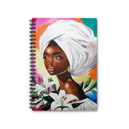 Elegant Floral Spiral Notebook with Colorful Artwork - Perfect for Journaling, Gifts, School Notes, Planning, and Creative Writing