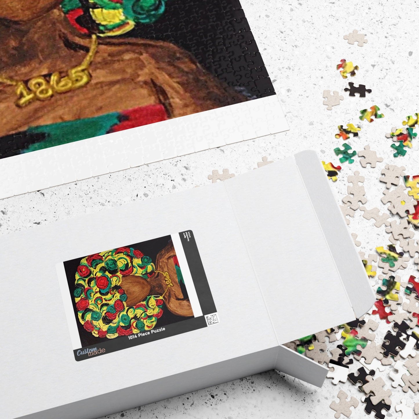 Colorful Black Woman Puzzle - Afro Art - 110, 252, 520, 1014-piece - African American Home Decor, Unique Gift, Family Activity, [...]