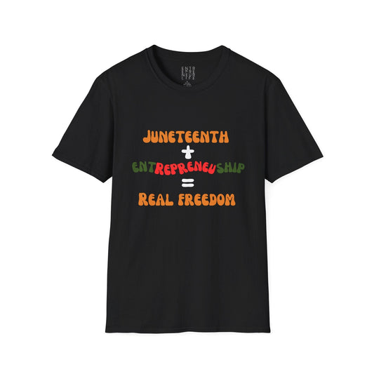 Juneteenth Freedom Unisex T-Shirt, Empowerment Shirt, Entrepreneurship Tee, Black History Month Gift, Social Justice Apparel