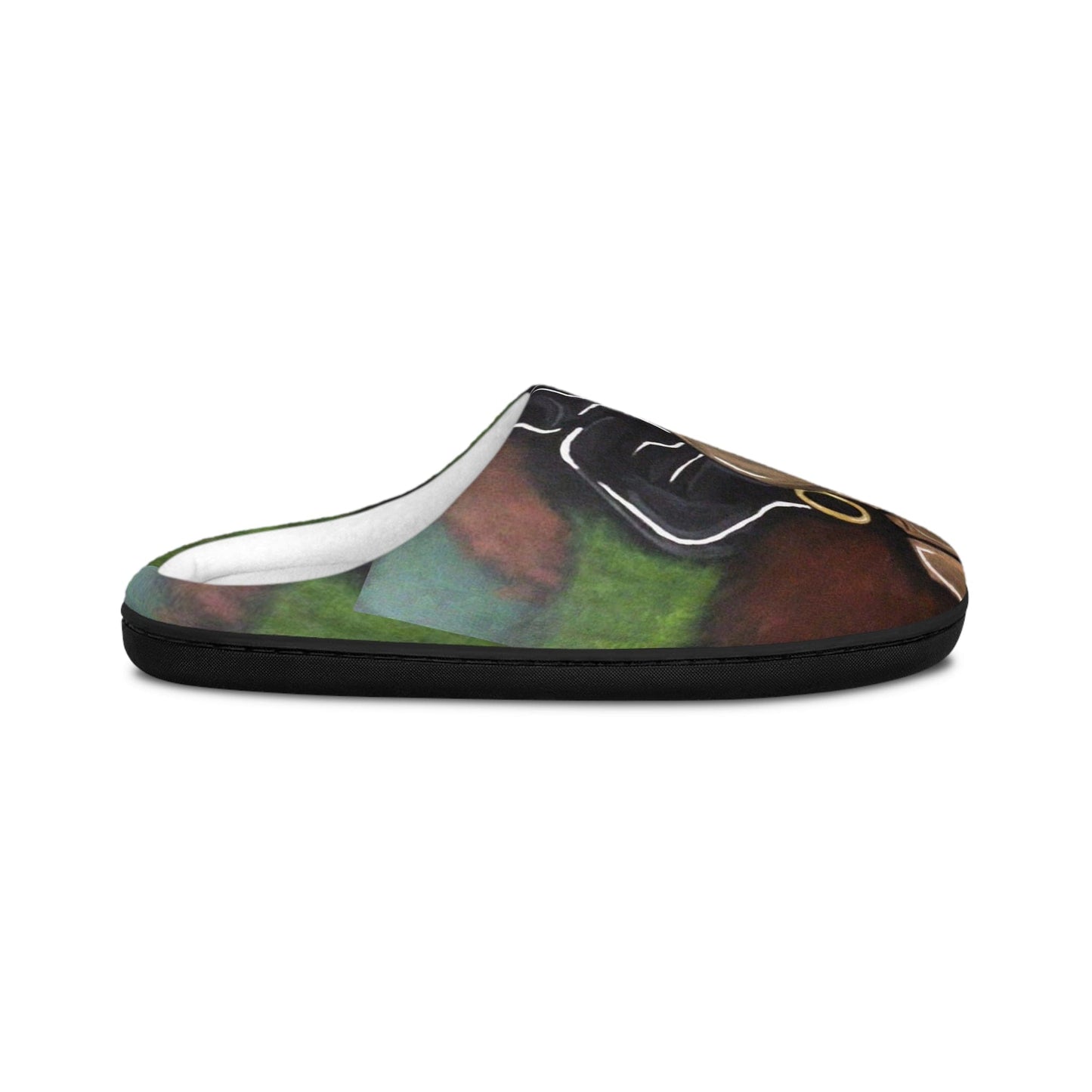 Stylish Women's Indoor Slippers with Unique Artistic Design, Cozy House Shoes, Comfortable Footwear for Home, Relaxing Gift