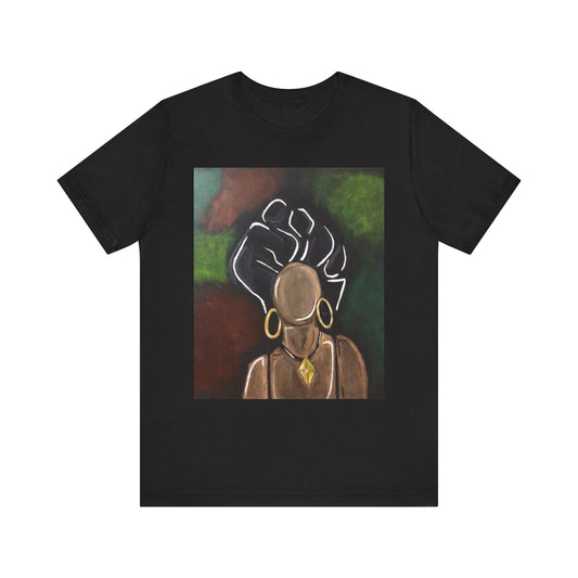 Empowering Art Tee, Unisex Short Sleeve Shirt, Black Lives Matter Shirt, Inspirational T-Shirt, Afrocentric Fashion, Unique Gift
