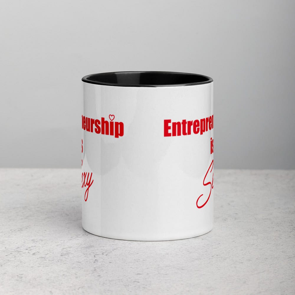 Entrepreneurship is Sexy Mug with Color Inside - Entrepreneur Life