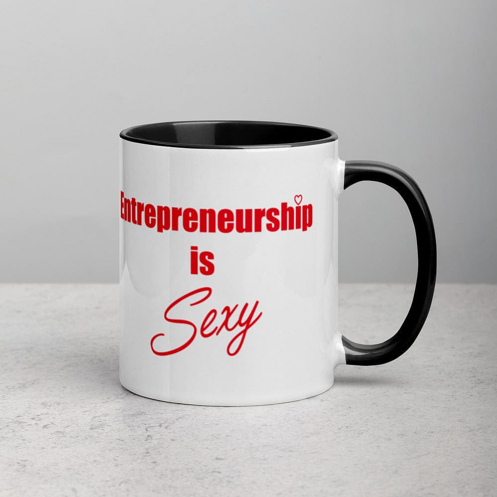 Entrepreneurship is Sexy Mug with Color Inside - Entrepreneur Life