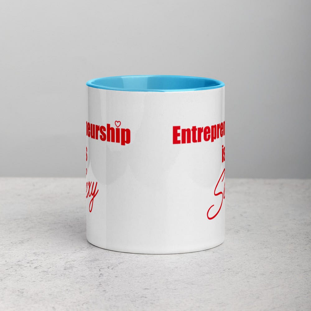 Entrepreneurship is Sexy Mug with Color Inside - Entrepreneur Life