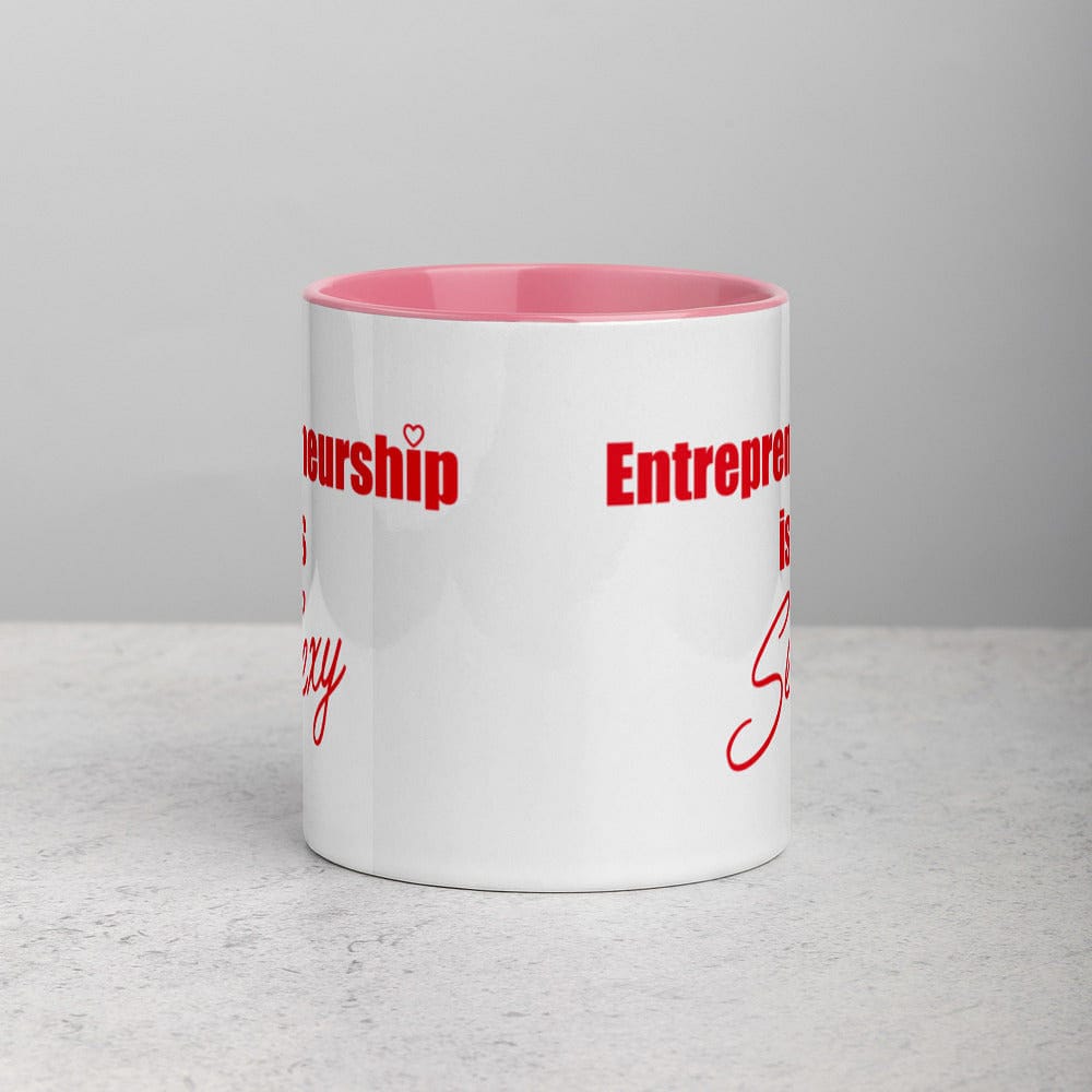 Entrepreneurship is Sexy Mug with Color Inside - Entrepreneur Life